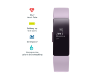 Fitbit Inspire HR Liliowa - 485343 - zdjęcie 2